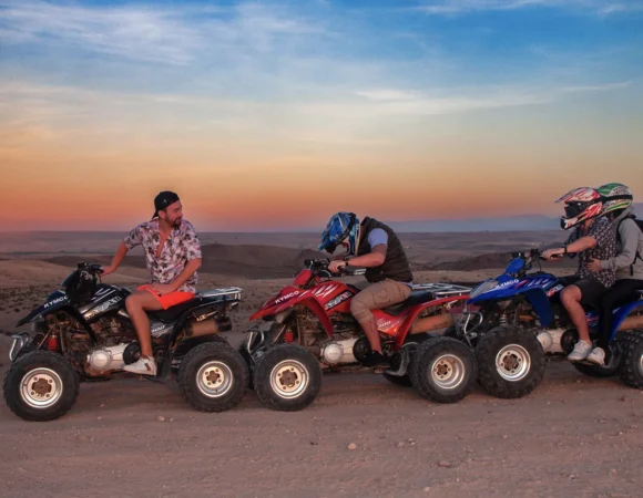 Demi-journée en Quad au désert d'Agafay avec déjeuner