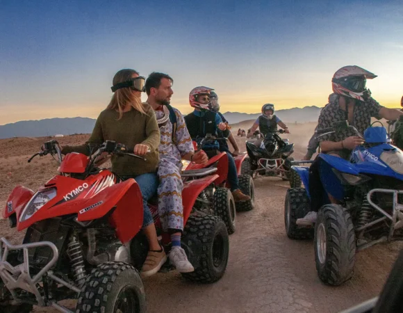 Aventure d'une heure en Quad au désert d'Agafay